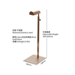 thumbnail for Bag store display display rack stainless steel hanging bag rack brace bag rack factory wholesale adjustable bracket bag