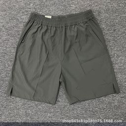 thumbnail for Shorts masculinos de secagem rápida em seda gelada fina para o verão, marca moderna e simples, calças de praia, basquete, esportes de cinco pontos, atacado transfronteiriço.