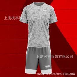 thumbnail for European and American Foreign Trade 2026 New Wmm Wrestling T-Shirt Set 3D Printing Sports Casual Men's Wholesale in Stock