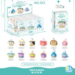 thumbnail for Mekensm cachorro fofo esconde-esconde compatível com blocos de construção lego série brinquedos educativos de montagem infantil