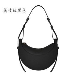 thumbnail for Polene Crescent Bag 2024 New Bag Genuine Leather French Niche Design Single Underarm Bag Crossbody Bag Women