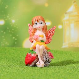 thumbnail for Micro Landscape Cute Flower Fairy Little Elf Figurines DIY Gardening Landscape Decoration Desktop Car Decoration