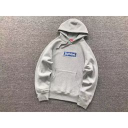 thumbnail for 25FW Bandana Box Logo Hoodie Cashew Flower Sweatshirt Hoodie with Fleece Full Range Hoodie