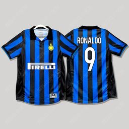 thumbnail for Serie A classic team retro football jersey AC Milan Caca Inter Milan home and away short-sleeved football jersey