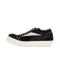 thumbnail for RO Owens Infringement Horse Hair New High-top Inverted Triangle Fashion vibe Couple Casual High Street Sneakers