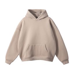 thumbnail for 2026 Fall/Winter New Loose Plush Trendy Sweatshirt Men's Oversize Hooded Trendy Men's Sweatshirt Suit