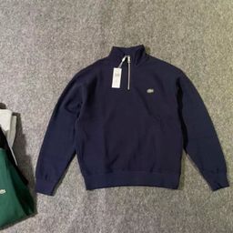 thumbnail for 拼色刺绣系列热销半拉链圆领半拉链卫衣棉款立领圆领+套头衫