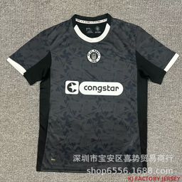 thumbnail for 25-26 Season St. Pauli Home and Away Fan Version Jersey Short-Sleeved Fan Version Football Uniform
