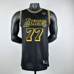 thumbnail for Uniforme de treino de basquete bordado NBA American jersey Lakers Warriors Doncic nº 77 James nº 23 Durant