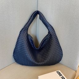 thumbnail for Cross-border Niche French Woven Bag Women's Atmospheric All-match Handbag Underarm Single-shoulder Texted Handbag