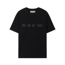 thumbnail for 2024 spring and summer new FOG eighth season letter printing round neck pullover short sleeve men and women same style one piece wholesale