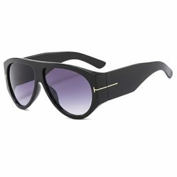thumbnail for T-line large frame pilot sunglasses, new European and American toad fashion sunglasses, cross-border personalized women's sunglasses