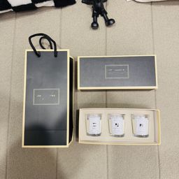 thumbnail for Jo Malon Zu Maron scented candle three-piece set of freesia blue wind chimes bedroom scented candle gift box