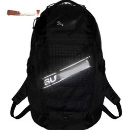 thumbnail for 现货户外登山包大容量休闲徒步旅行初高中生书包夜间安全反光背包