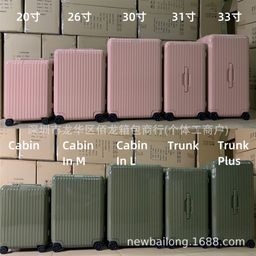 thumbnail for R Home New Interior Essential Suitcase Trolley Suitcase Suitcase Ultralight PC Zipper Code Spinner High Edition