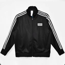 thumbnail for 2526 Three Leaf Oasis Band Black Long-Sleeved Commemorative Edition Football Jersey Jacket S-2Xl