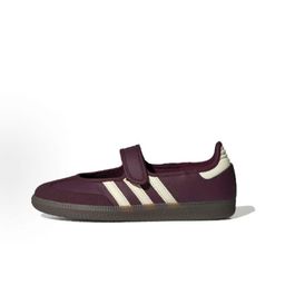 thumbnail for 2025 Classic Replica Board Shoes New Mary Jane Velcro Buckle Imitation Slippery Rubber Sole Ballet Girl