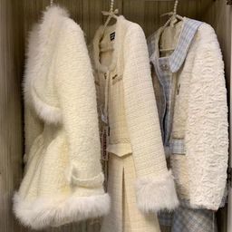 thumbnail for Shenzhen Nanyou autumn and winter new small fragrant wind coat temperament high-end brand women&#039s clothing wholesale live entity