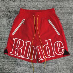 thumbnail for European and American tide brand 20ss New York limited letter printing drawstring 3m reflective casual beach five-point shorts sports pants