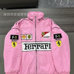 thumbnail for F1 racing suitsEuropean and American style cycling clothesmotorcycle biker suitsF1 jacket embroidered jacket cool baseball jersey flight