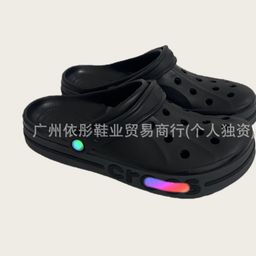 thumbnail for 2025 new CRCOS hole shoes Beya non-slip beach shoes men's and women's shoes and couple shoes wear fashionable platform shoes outside