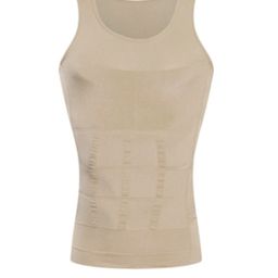 thumbnail for Seamless Compression Vest Shapewear for Men, Anti-Bulge Chest Binder, Tummy Control, Slimming, Tight-Fitting Waist Trainer, Thin Shapewear
