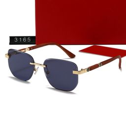 thumbnail for New Rimless Fashion Sunglasses European and American Trendy Cut-Edge Sunglasses Personalized Jelly Color Sunglasses for Men and Women 3165
