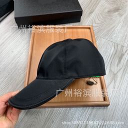 thumbnail for Correct Version of High-Quality P&#039s New Inverted Triangle Side Logo Baseball Cap Influencer Picks Sunshade and Sun Protection Hat Wholesale