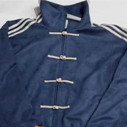 thumbnail for 25 new spring and autumn models European and American cross-border foreign trade Amazon explosive products stand-up collar buckle jacket men's loose pocket jacket