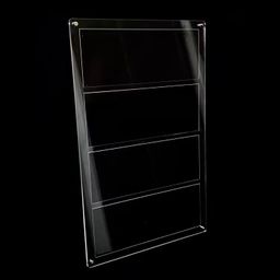 thumbnail for Laser ticket display rack transparent acrylic photo frame Gumei dustproof display storage multi-size available