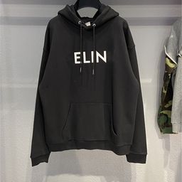 thumbnail for High version 21SS autumn and winter new basic letter logo printing C home hooded sweater couple hoodie jacket