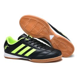 thumbnail for Soccer Shoes Kids Foot Balls No Nails Boys Girls Futsal Indoor Training Shoes