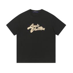 thumbnail for European and American Casual Versatile Men's and Women's Spring and Summer New Style, Affordable Alternative to Luxury Brand Round Neck Printed Logo Short-Sleeve T-Shirts, Cross-Border European Goods