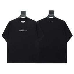 thumbnail for Cross-border exclusive cotton double yarn men's T-shirt short sleeve high quality spot