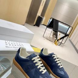 thumbnail for High version classic Majira women's 2026 new German training shoes couple leather casual board shoes lace-up small white shoes for men