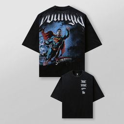 thumbnail for Cross-border hot selling YOUNGLA American trend print plus size loose men's short sleeve T-shirt source factory wholesale