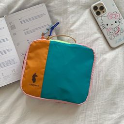 thumbnail for Yuxia | Coto Alpaca Toiletry Bag Small Cosmetic Bag Portable Dopamine Nylon Outdoor Travel Waterproof Three-Piece Set