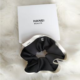 thumbnail for New Chanel-style minimalist and sophisticated hair tie hair accessories, hair tie with rubber bands, bun hair, large intestine ponytail hair tie