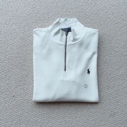 thumbnail for Cross-Border Supply Rl Ralph Lauren Sweatshirt for Women, Half-Zip, Rl Pony Logo Embroidery, Couple Style, Stand-Up Collar, Long-Sleeved for Men