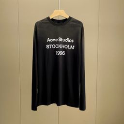 thumbnail for Correct Version of 2024 New Acxd Letter Long-Sleeved T-Shirt 1996 Digital Printing Pure Cotton Long-Sleeved Loose T-Shirt for Men and Women