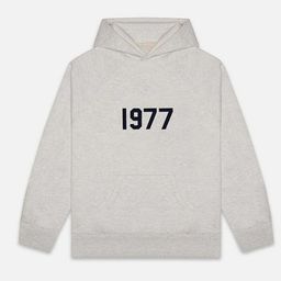 thumbnail for 2022SS hooded sweater 1977 flocking ESSENTIALS new fleece-lined tide brand cross-border hot sale