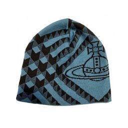 thumbnail for Trendy Brand Gothic Pattern Knitted Jacquard Hip-Hop Cold Hat Adult Winter Outdoor Cycling Warm Woolen Hat