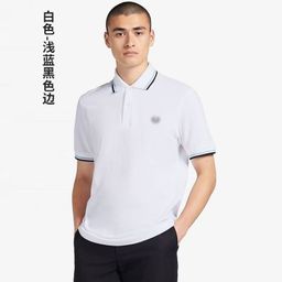 thumbnail for Summer Wheat Shirt Casual Short-Sleeved Men&#039s Shirt Free Shipping Heavy Embroidered Lapel New Trend