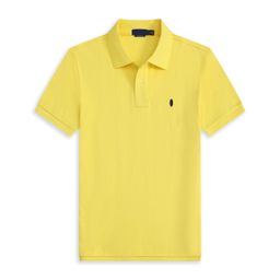 thumbnail for Cross-border men's lapel half-sleeved t-shirt solid color cotton plus size loose foreign trade collar short-sleeved t-shirt