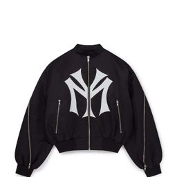 thumbnail for European and American Multi-Zipper Design Cross-Border Men&#039;s and Women&#039;s Loose Letter Embroidery Pattern Fashion Sweatshirt