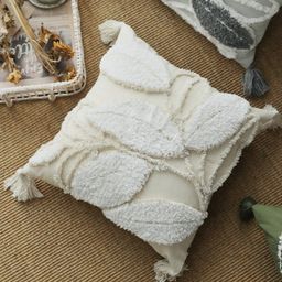thumbnail for ins Morocco embroidered leaves pillowcase pillow with core living room sofa nap cushion model room pillow