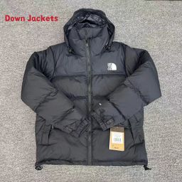 thumbnail for Cross-Border Export American Version 1996 down Jacket Embroidered Hooded Men's and Women's White Duck down Chip Windproof and Waterproof Jacket Wholesale