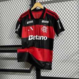 thumbnail for New Brazilian League Flamengo Jersey Flamenco Short-Sleeved Top T-Shirt Cross-Border Custom Football Uniform