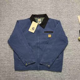 thumbnail for Correct Edition J97 Hart American Vintage Washed Detroit Lapel Canvas Cargo Padded Jacket Casual Jacket