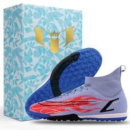 thumbnail for Ronaldo New Assassin 14 Football Shoes for Men and Women Students and Children Long and Short Shattered TF Nails High-top Socks Training Shoes